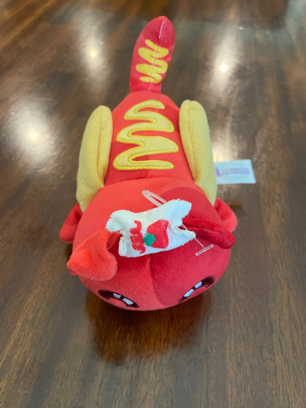 Aphmau MeeMeows Cute Hot Dog Bun Mustard Ketchup Red Cat Mini Plush 6”!